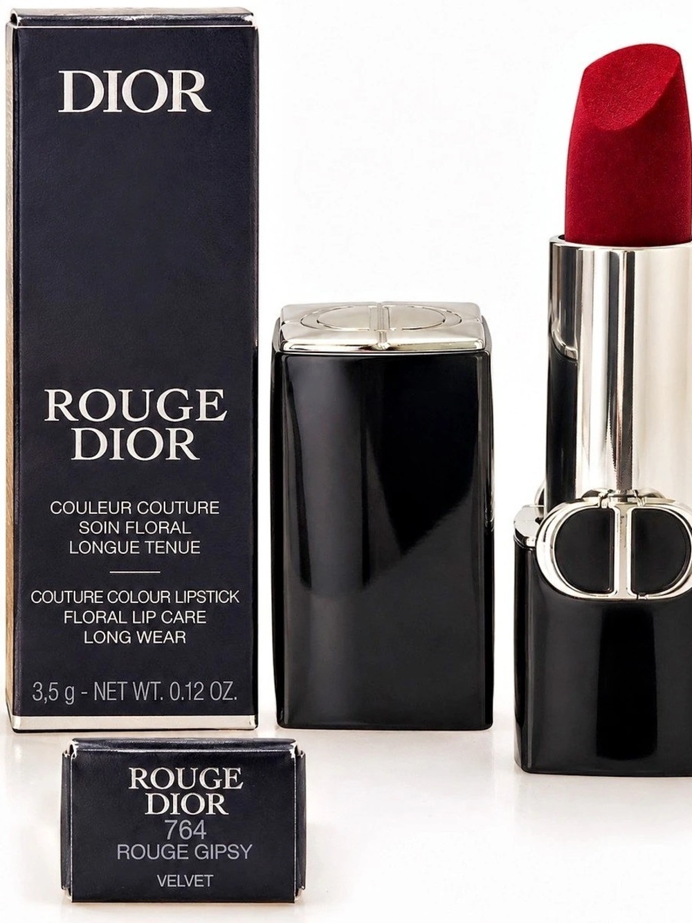 Dior Rouge Dior 764 Rouge Gipsy Red Lipstick NWT